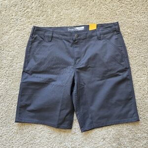 Carhartt Canvas Work Shorts Womens 16 Gray 10" Inseam